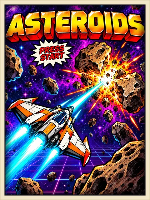 Asteroids poster